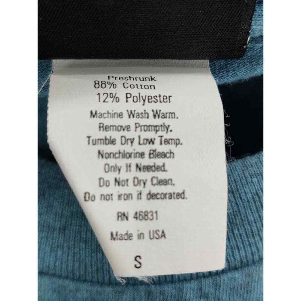 Vintage Made In the U.S.A Blue rain forest Cafe graphic & Embroidered tee small - Picture 4 of 5